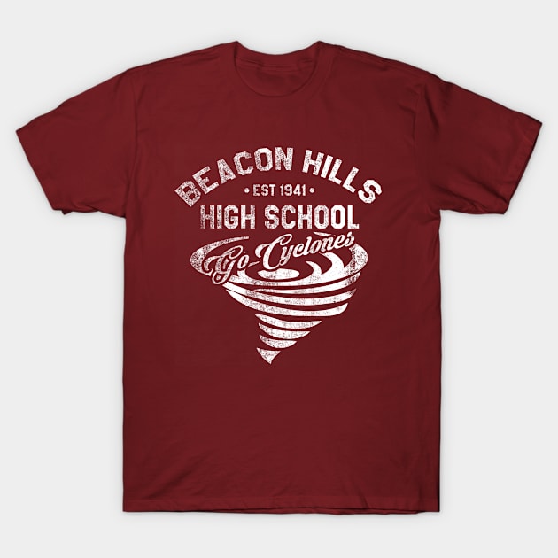 Beacon Hills High School, distressed T-Shirt by woodsman